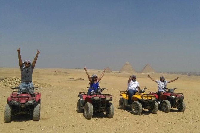 1 Hour ATV at Giza Pyramids from Cairo - Pickup from Cairo and the ride toward Giza