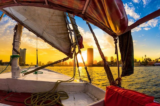 1 -Hour Sailing Egyptian felucca ride on the Nile in Cairo - Why sunset works so well here