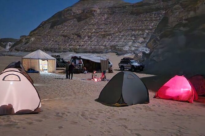 2 Days Camping Trip in the White Desert of Cairo - Black Desert and El Hez village