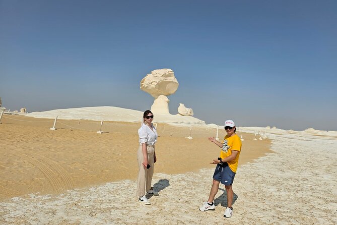 2 Days White Desert And Bahariya Oasis Tour - Crystal Mountain and the road through the desert
