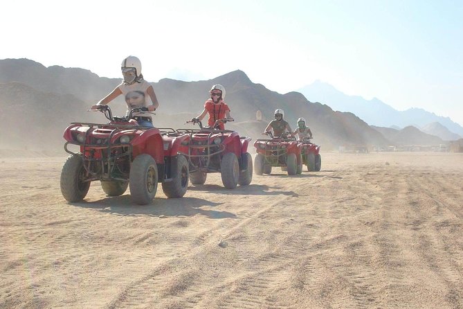 3-Hour Desert Quad Bike in Hurghada Desert - Riding toward the Red Sea mountains