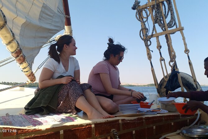 3 or 2 or 1 Nights Mighty Nile Felucca Adventure - Day one, from Aswan to a Nile sunset