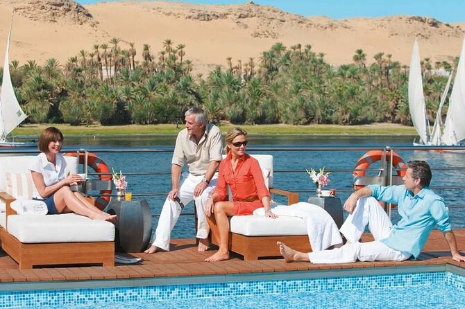 4-Day 3-Night Nile Cruise from Aswan to Luxor including Abu Simbel, Air Balloon - Luxor Temple after dark