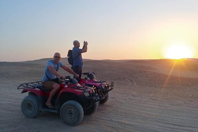60 Min Quad Bike Ride Private Tour from Cairo or Giza - Riding toward the Giza Pyramids