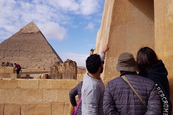 8 hours Cairo day Tour to Giza Pyramids, Memphis City, Sakkara and Dahshur - The Great Sphinx and the best photo angles