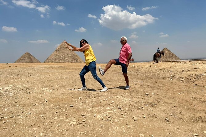 8-Hours Private Guided Tour in Giza , Egyptian Museum & Market with Lunch - Transport, timing, and physical effort