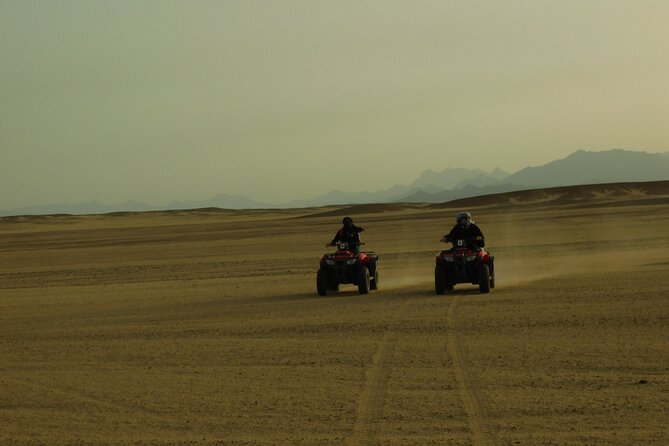 Adventure Morning Trip Quad Safari - A pause at the Bedouin camp