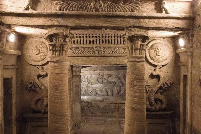 Alexandria Day Tour From Cairo & Giza Hotels - Kom el Shoqafa: Alexandria below street level