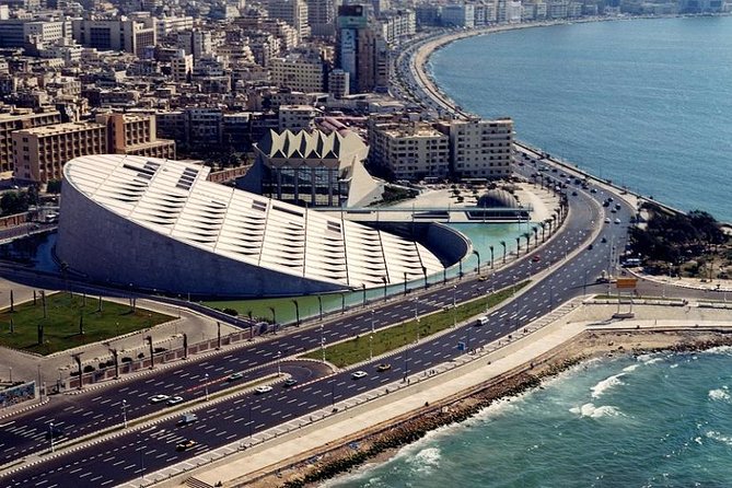 Alexandria Day tour from Cairo-Must See attractions - Bibliotheca Alexandrina, old name and modern design