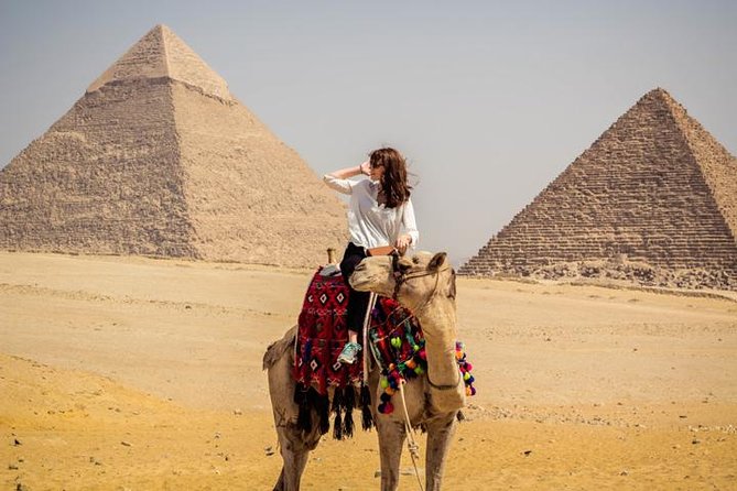 All inclusive 12 Hrs Giza Pyramids, Sphinx Egyptian museum Market Dinner cruise - Browsing Khan Al-Khalili