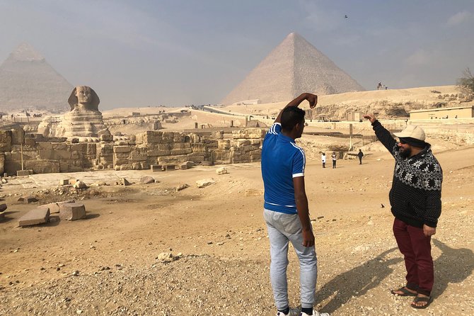 All Inclusive - Giza Pyramids , Sphinx, Cairo Museum and Lunch - Khafre’s Pyramid gives you the classic Giza view
