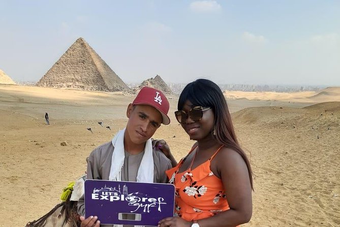 All inclusive Private 4-Day Tour around Giza.Cairo, Alexandria Luxor by flights - Giza, the Sphinx, and a camel ride