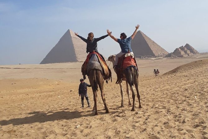 All Inclusive Private Cairo Layover Tour from Cairo Airport - The Pyramids of Giza, three monuments with very different personalities