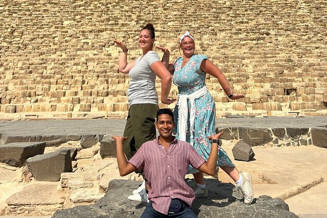 All Inclusive to Giza Pyramids, Saqqara, Memphis, lunch, Tickets - The Sphinx and the close-up details