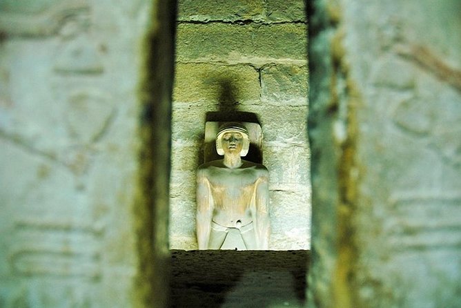 All Saqqara treasures (Pyramids and Tombs) and the underground Serapeum - The morning pickup from Cairo or Giza