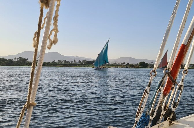 Amazing Sunset sailing by Felucca in Luxor -2 Hours (Private) - The sunset view from both banks