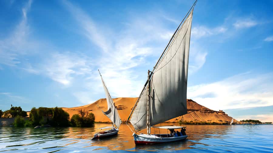 Aswan Private Felucca Ride: Sail Around Elephantine Island. - Setting off from Aswan’s Nile shore