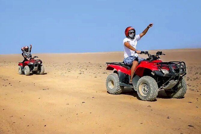 ATV Quad Bike Desert Adventure & Camel Ride from Hurghada - Hotel pickup and the ride to the desert station