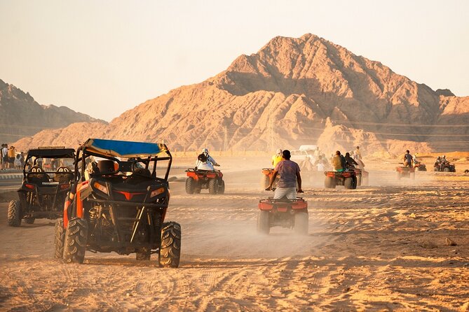 ATV Quad Bike Desert Adventure & Camel Ride from Hurghada - Getting comfortable with the quad bike