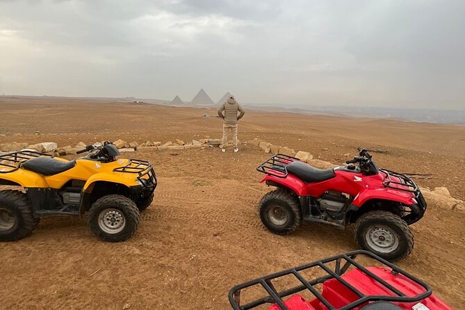ATV Quad Bike Ride At GIZA Pyramids & BBQ Dinner. - Timing, weather, and cancellation details