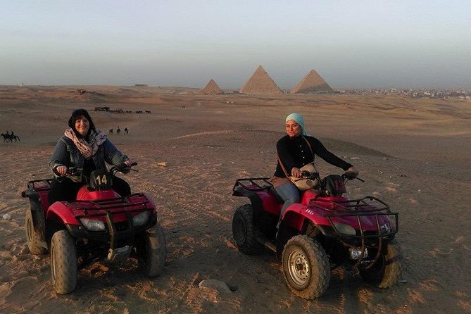 ATV Ride at the Desert of Giza Pyramids - Getting ready for the ATV