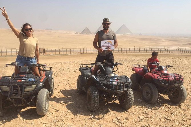 Best Adventure Tours Visit Giza Pyramids and ATV Quad Bike Ride in Desert - Pyramids first, desert ride second