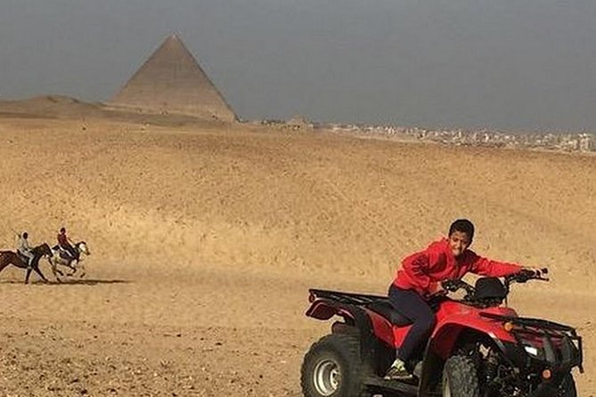Best Adventure Tours Visit Giza Pyramids and ATV Quad Bike Ride in Desert - Guides, drivers, and the private format