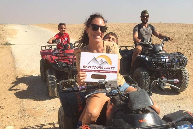 Best Adventure Tours Visit Giza Pyramids and ATV Quad Bike Ride in Desert - Khafre’s Pyramid and the surviving cap