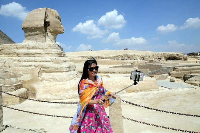 Best Private Giza Pyramids,Sphinx, New Grand Egyptian Museum - The Sphinx and the story behind its face