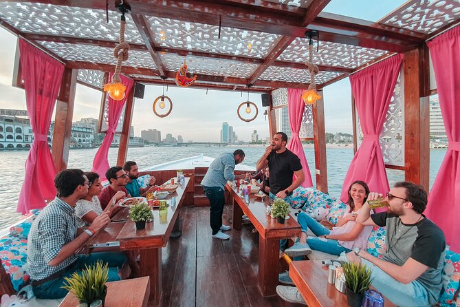 Cafelluca, private 5 star Felucca, 2 hours nile ride with drinks - Breakfast in the morning, dinner after dark