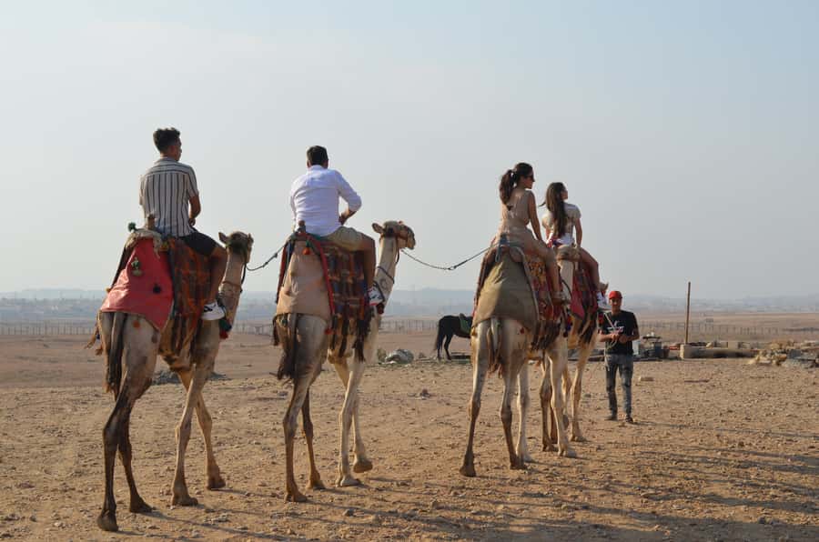Cairo: Camel Ride Around The Pyramids with Hotel Pickup - Riding past Khufu, Khafre, and Menkaure