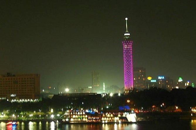 Cairo City Tour with Cairo Tower - Talaat Harb Square and downtown architecture