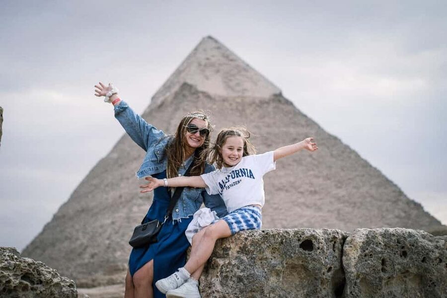 Cairo Day Tour: Pyramids, Museum, Camel Ride & Local Lunch - The optional camel ride and wide desert views
