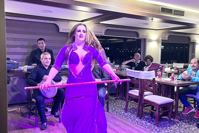 Cairo dinner cruise in Nile River ,Belly Dance and Tanura Show - Belly dancing, tanura, and live oriental music