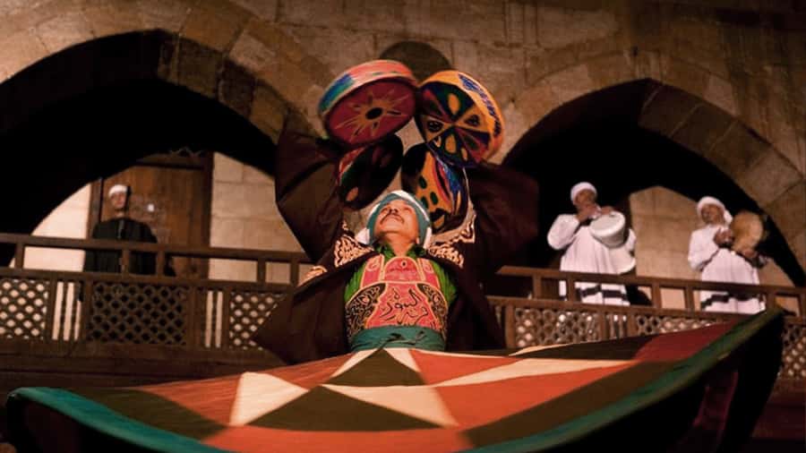 Cairo: Egyptian Heritage Tanoura Dancing Troupe Show - Outdoor seating, winter changes, and comfort