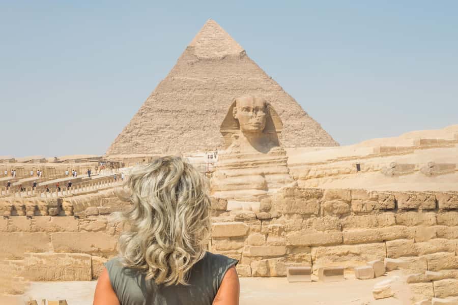 Cairo: Female-Guided Pyramids, Sphinx & Museum City Tour - Transport, pacing, and the eight-hour schedule