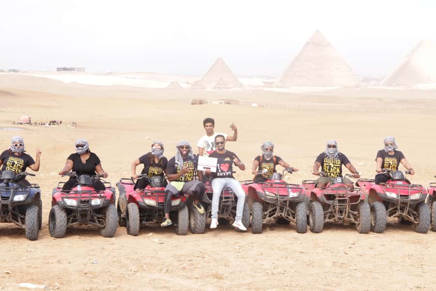 Cairo: Giza Pyramids Tour with Quad Bike Safari & Camel Ride - Guide and driver quality can make or break the day