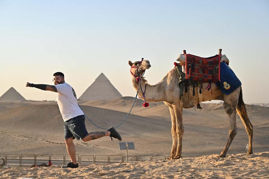 Cairo: Grand Egyptian Museum, Pyramids, Sphinx Tour & Lunch - The Sphinx and Khafre’s Valley Temple