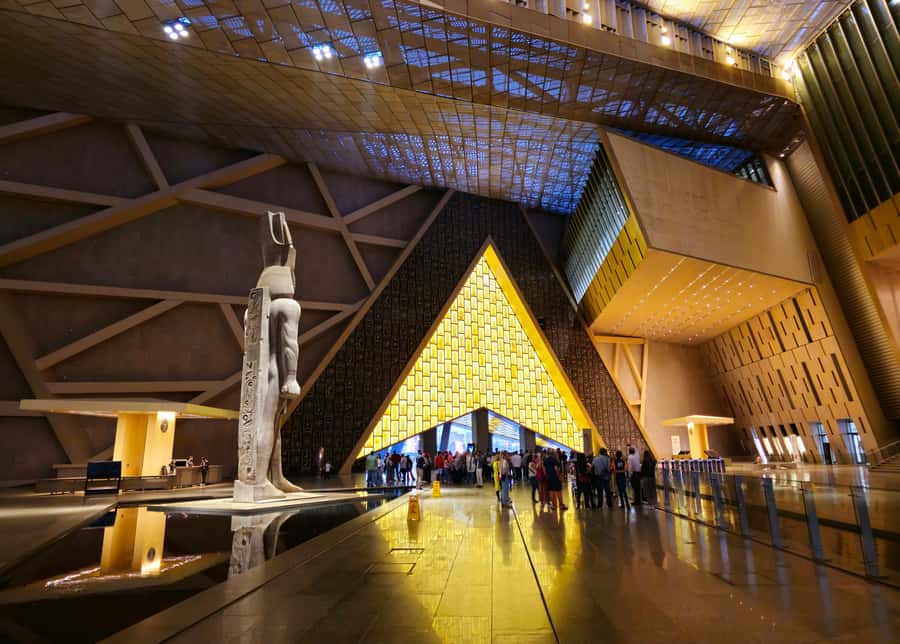 Cairo: Grand Egyptian Museum Ticket w/ Opt. Guide & Transfer - Pyramid views from the museum terraces