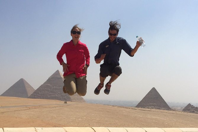 Cairo Layover Tours To Giza Pyramids Memphis Sakkara Dahshur Pyramids And Bazaar - Meeting your guide at Cairo airport