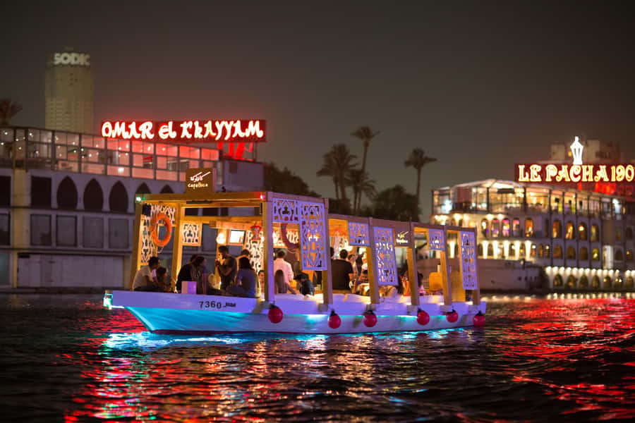 Cairo: Private Felucca Ride, All You Can Drink only - A modern felucca, not a bare sailing boat
