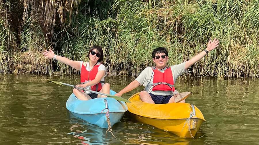 Cairo: Private Nile Kayaking Adventure with hotel transfers. - Two hours between blue sky and green riverbanks