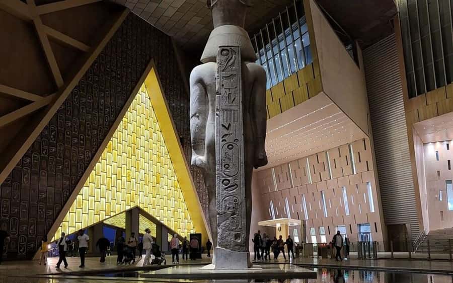 Cairo: The Grand Egyptian Museum Private Guided Tour - The Grand Staircase and Distant Views