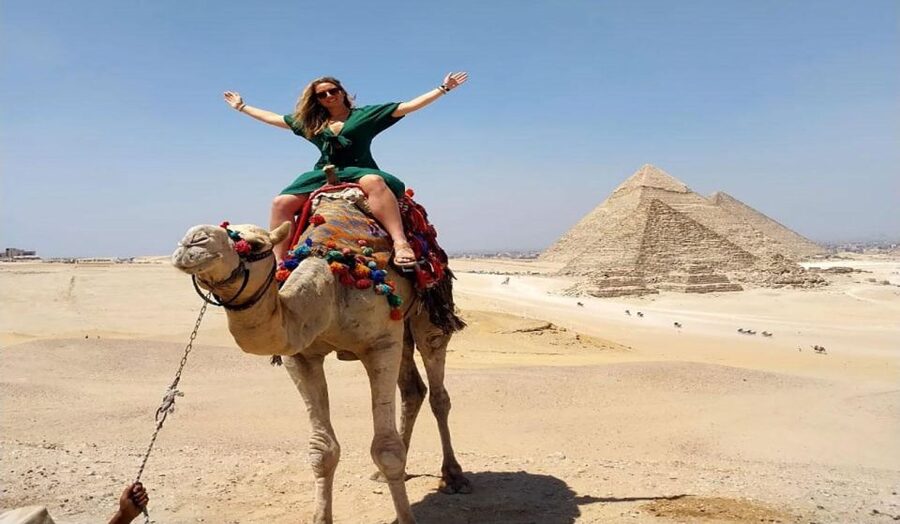 Cairo: Trip Pyramids, Sakkara, & Memphis Tour with Lunch - A 15-minute camel ride near the pyramids