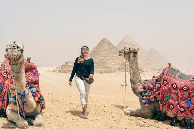 Camel Ride around Giza Pyramids Sunset or Sunrise or any time - What the camel ride near Giza is really like