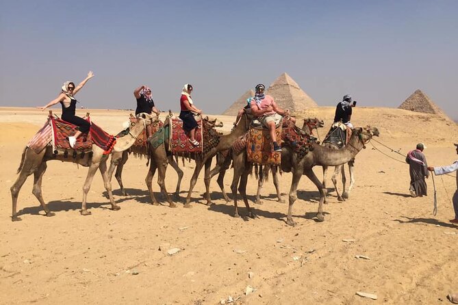 Camel Ride around Giza Pyramids Sunset or Sunrise or any time - The pyramid views and the photo stops
