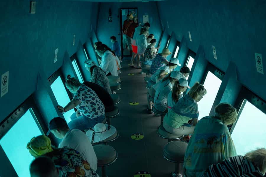Conquest 2 Hour Semi Submarine with snorkeling from Hurghada - The snorkeling stop around the boat
