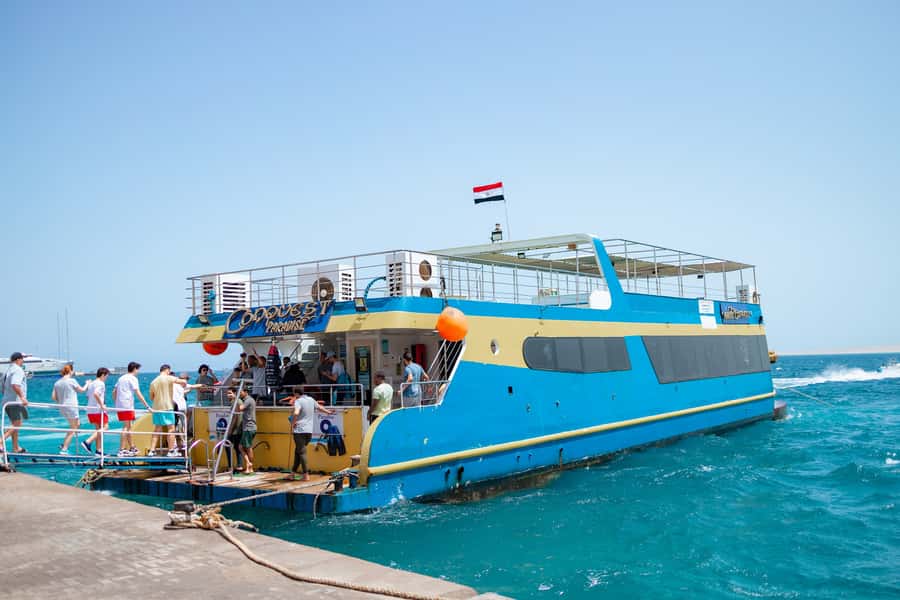 Conquest 2 Hour Semi Submarine with snorkeling from Hurghada - Hotel pickup and the route to Hurghada Marina