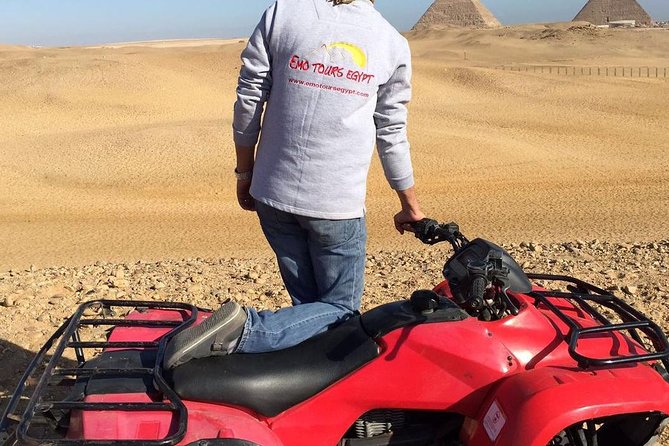 Custom Tour to Giza Pyramids and Desert ATV - The ATV or buggy ride in the desert