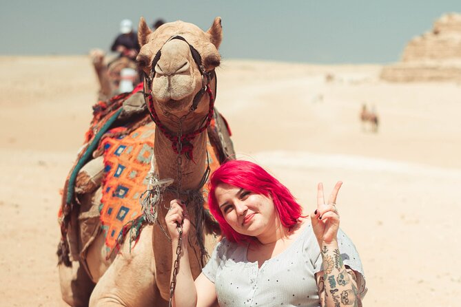 Day Tour Giza Pyramids by Camel In Egypt - A camel ride with the pyramids in full view